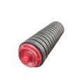 Red Standard Steel nylon conveyor roller for Mining Conveyor